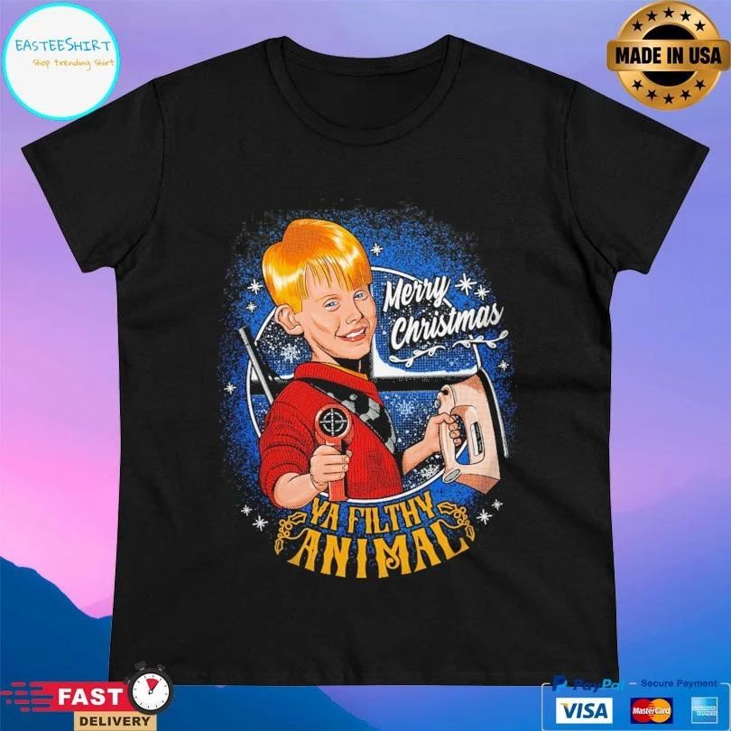 Merry Christmas Ya Filthy Animal 2025 T-shirts