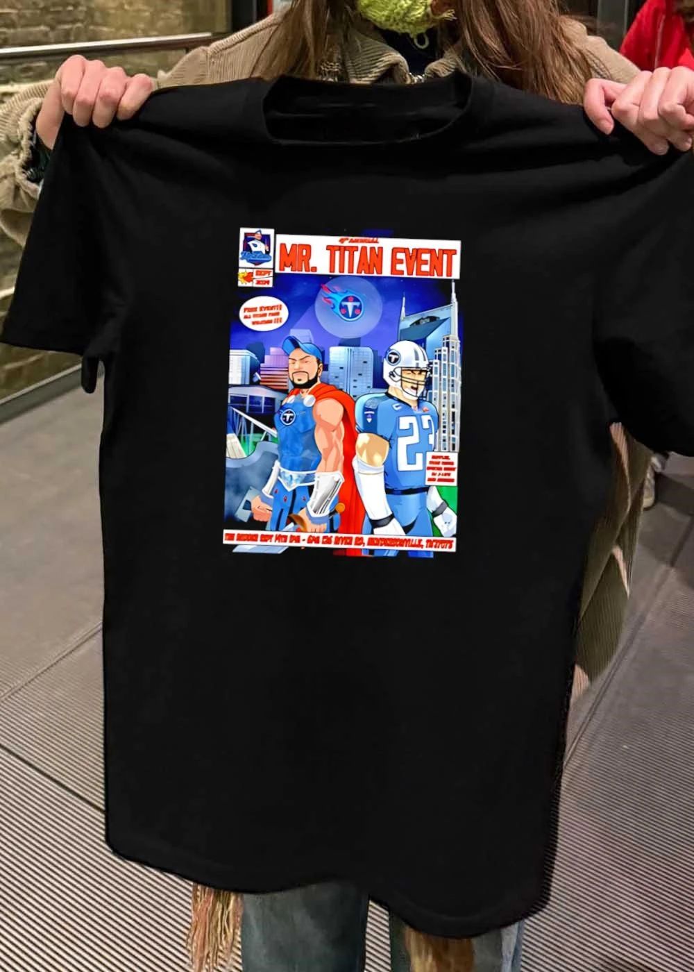 Titans Fan Gear Mr Titan Event Sept 14th At One 125 River Rd Hendersonville shirt