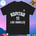 Anze Kopitar 11 Los Angeles Kings Name And Number T-shirts