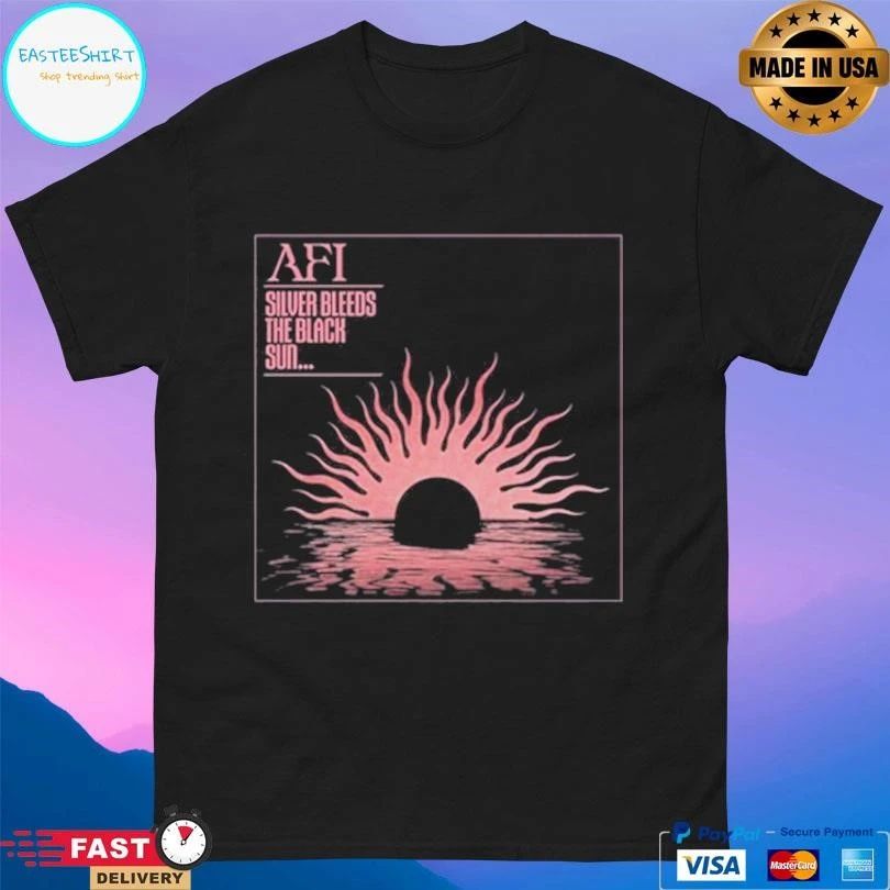 Afi Silver Bleeds The Black Sun T-shirts