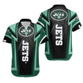 New York Jets Dynamic Stripe Hawaiian Shirt