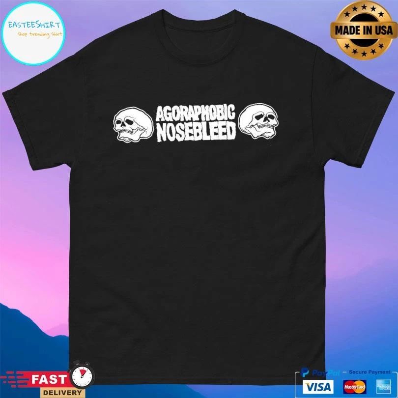Agoraphobic Nosebleed Skulls T-shirts