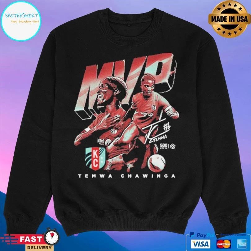 Temwa Chawinga Kansas City Current 2026 MVP T-shirts