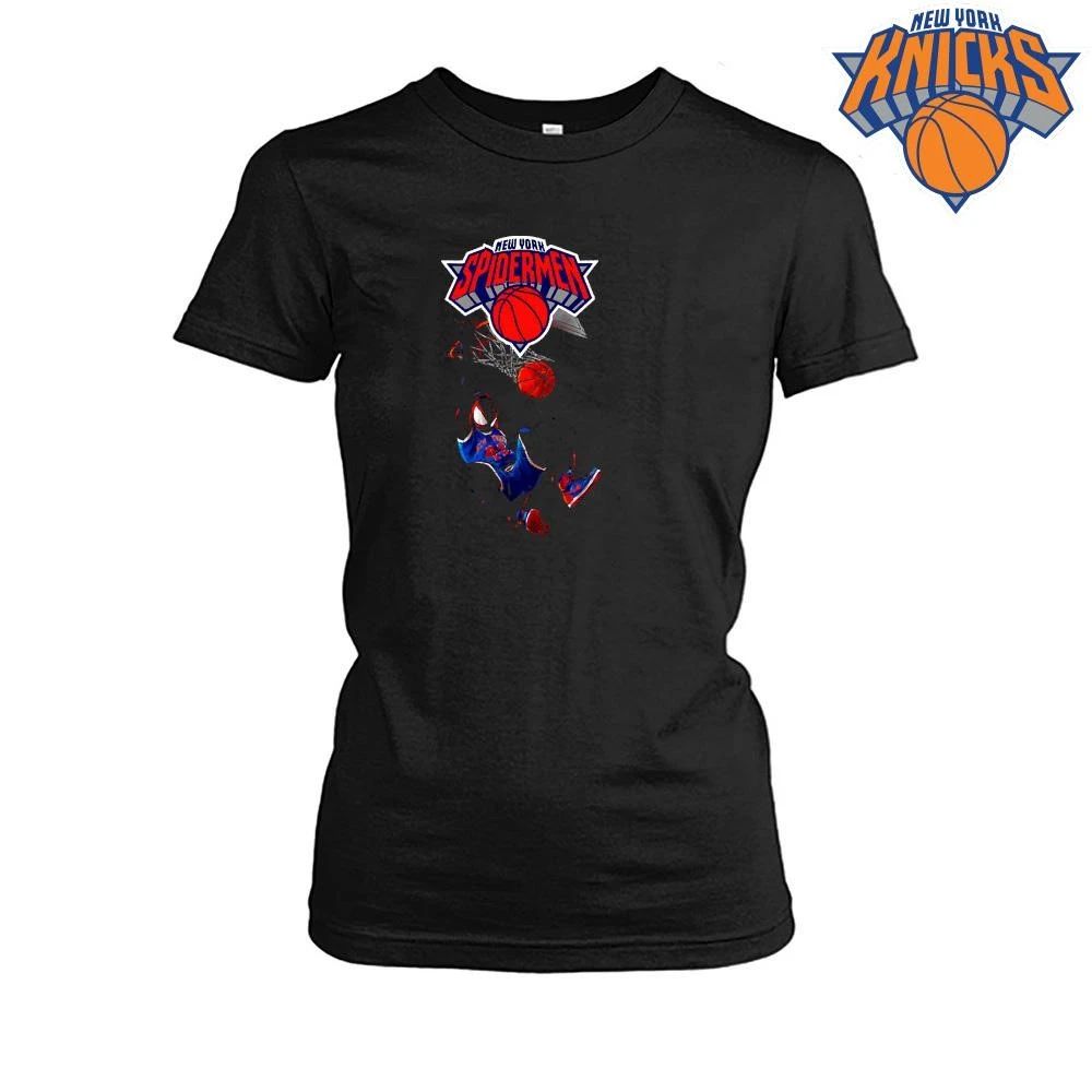New York Spidermen Miles Morales Basketball Dunk Graphic Shirt