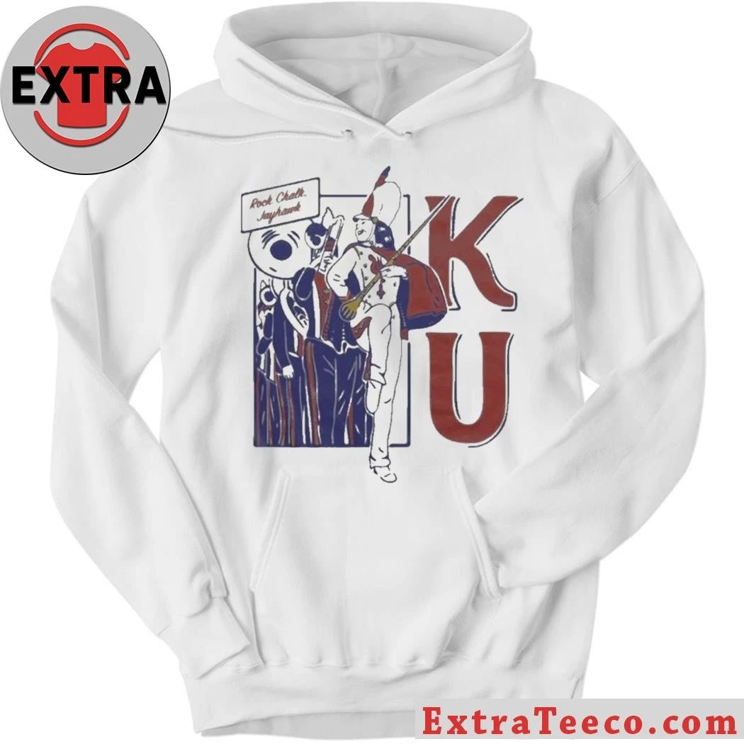 KU Marching Band Vintage White Shirt