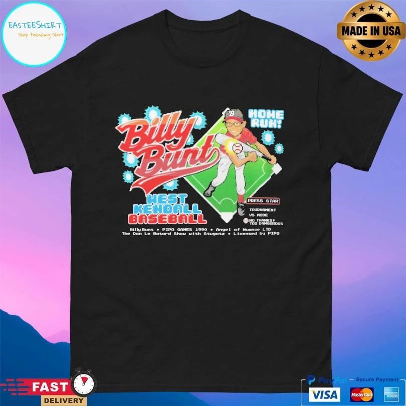Billy Bunt West Kendall Baseball Home Run T-shirts