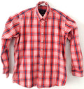 Casual Mens Shirt Mens Multicolor Long Sleeve Slim Fit Front Pocket Button  Sz L