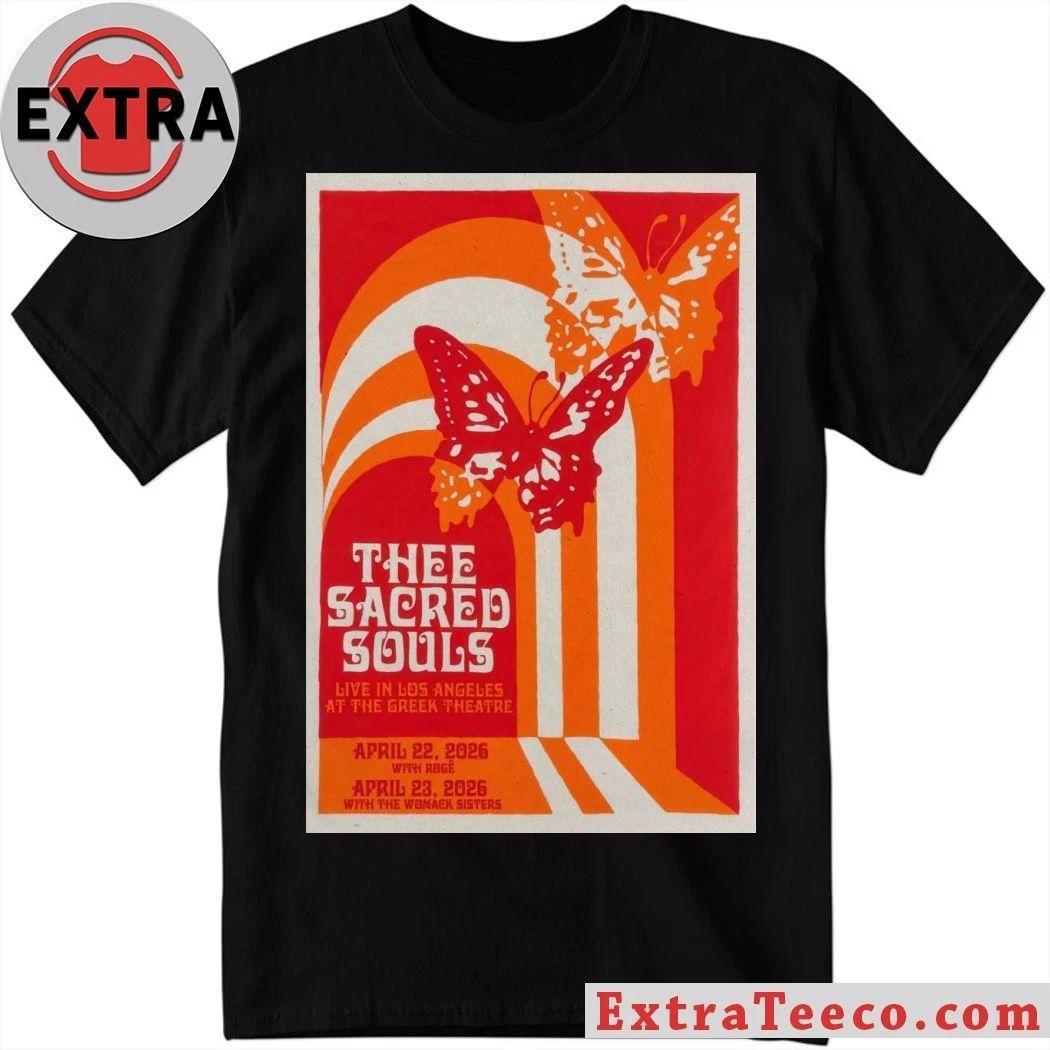Thee Sacred Souls Tour April 22-23, 2026 Los Angeles, CA Poster Shirt