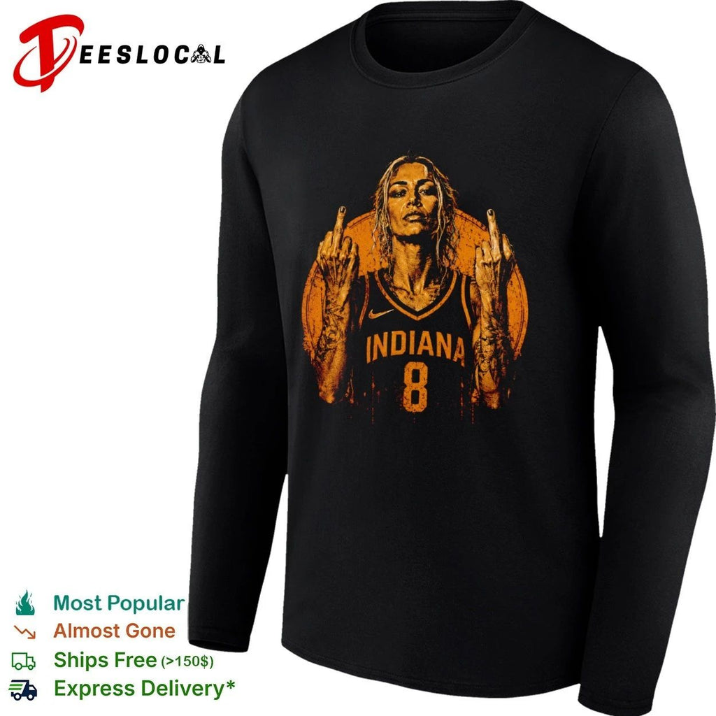 Sophie Cunningham Indiana Fever Unbothered Hoops Rebel T-shirt
