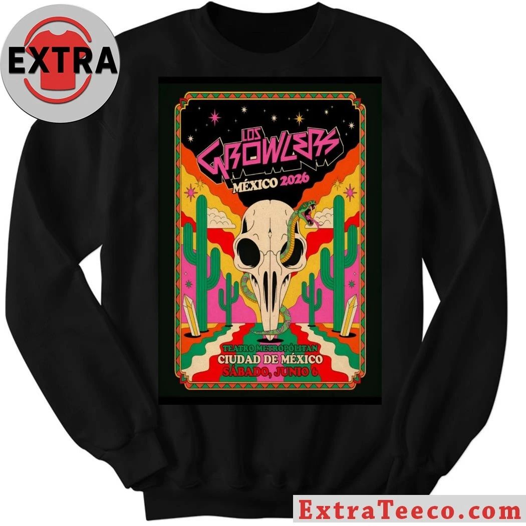 Los Growlers Mexico City June 6 2026 Poster Shirt