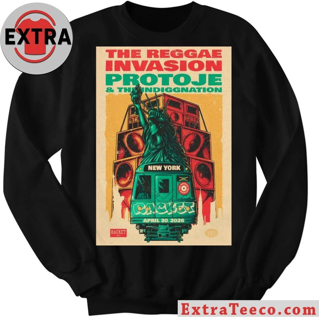 Protoje NYC April 30 2026 Tour Poster Shirt
