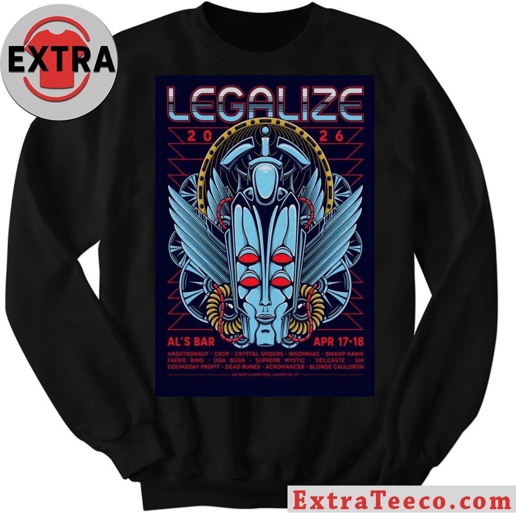Legalize Al’s Bar In Lexington KY April 17-18 2026 Poster Shirt