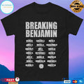 Breaking Benjamin Bold Tour Date T-shirts