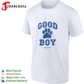 Good Boy Sniffies Paw Print dog lover T-shirt