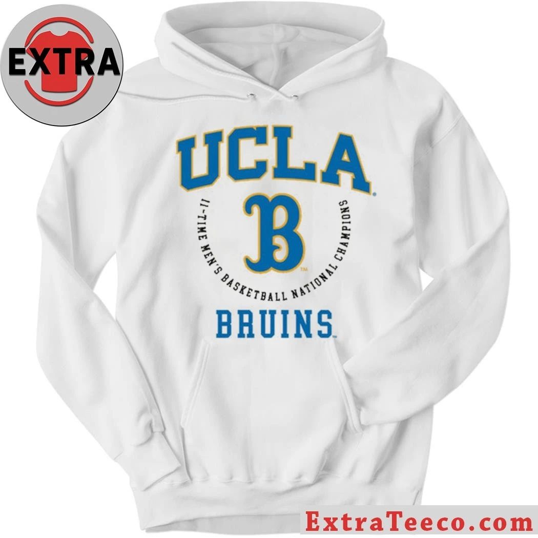 Original UCLA Bruins 11 Time Men’s Basketball National Champions Banner Legacy Basketball Logo Shirt