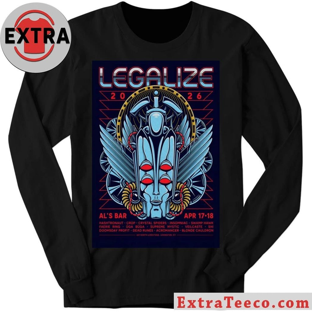 Legalize Al’s Bar In Lexington KY April 17-18 2026 Poster Shirt