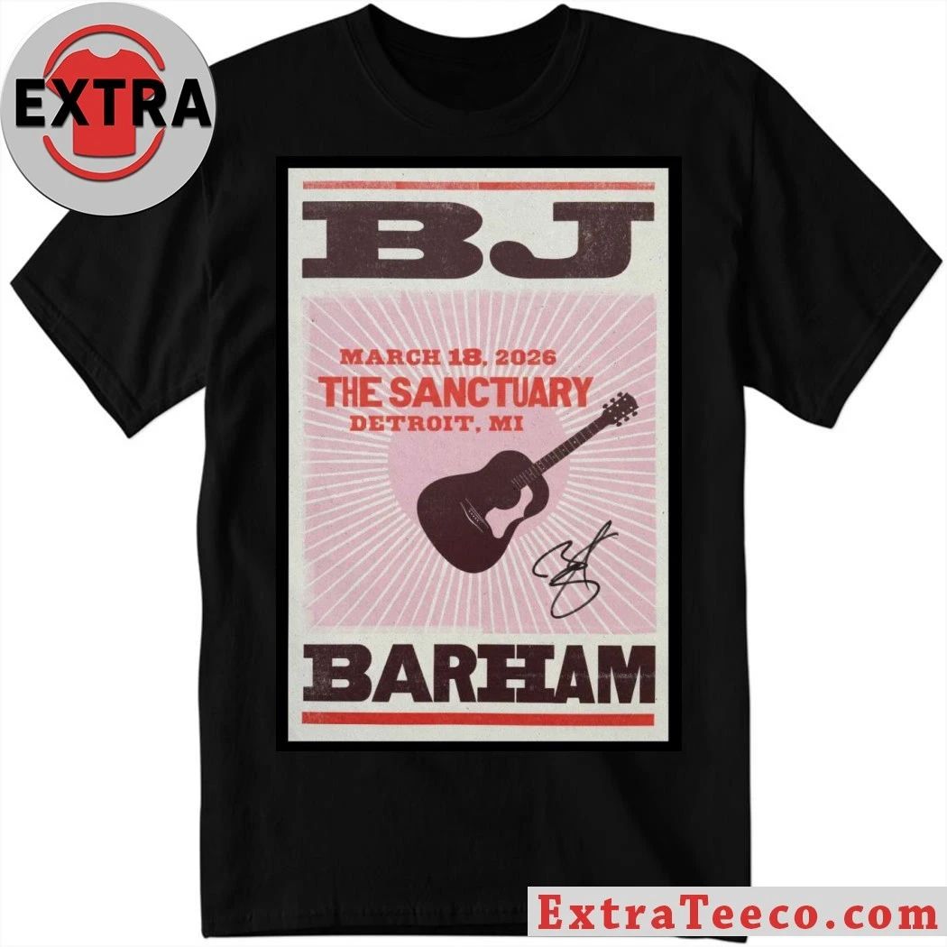 BJ Barham Hamtramck The Sanctuary, 18 March 2026 Poster Shirt
