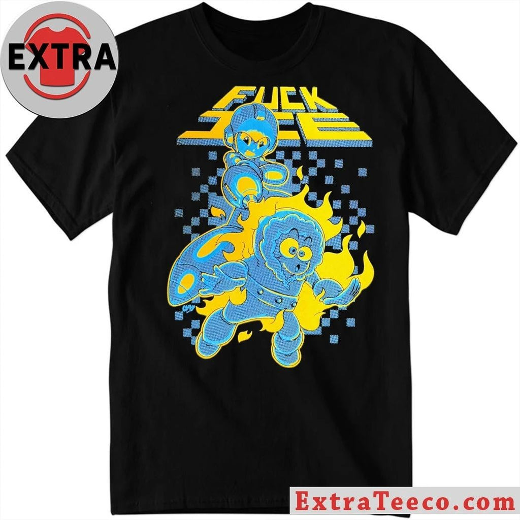 Mega Man Fuck Ice Clay Graham Art Shirt