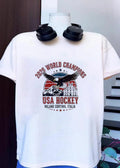 USA Hockey Milano Cortina 2026 World Champions Hockey T-Shirt