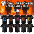 Custom All Baseball Team x National Firefighter Appreciation 2026 Jersey Shirt