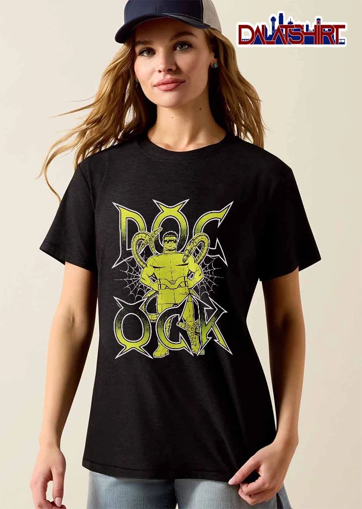 Doc Ock Doctor Octopus Green Villain Mechanical Tentacles Spider Web shirt