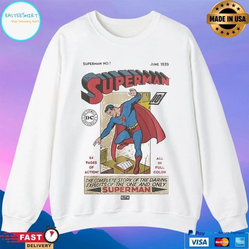 Superman No 1 June 1939 64 Pages Of Action All In Full Color The Complete Story Of The Daring Exploits Of The One And Only Superman T-shirts