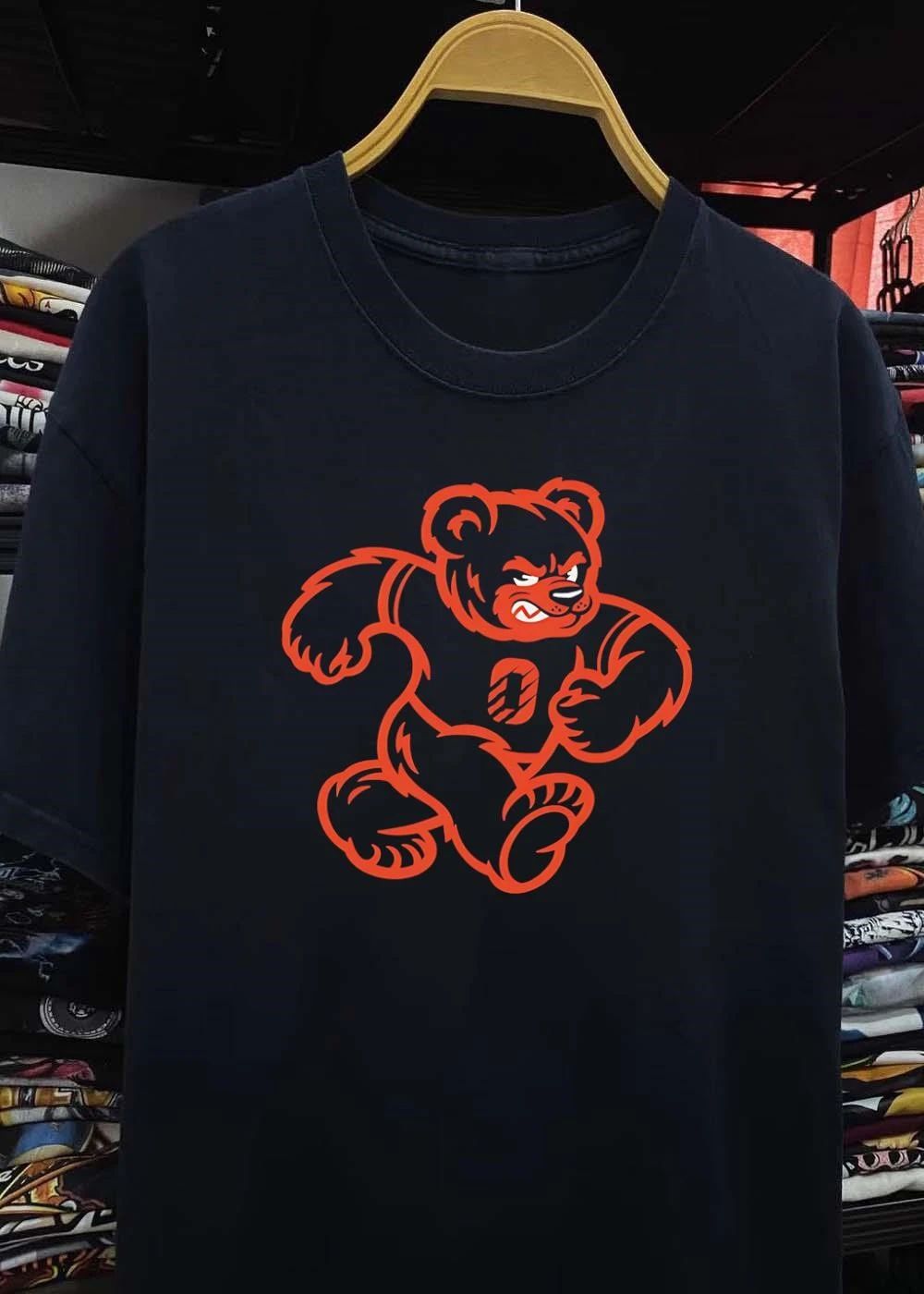 Run Bear Mascot Athletic Logo shirt