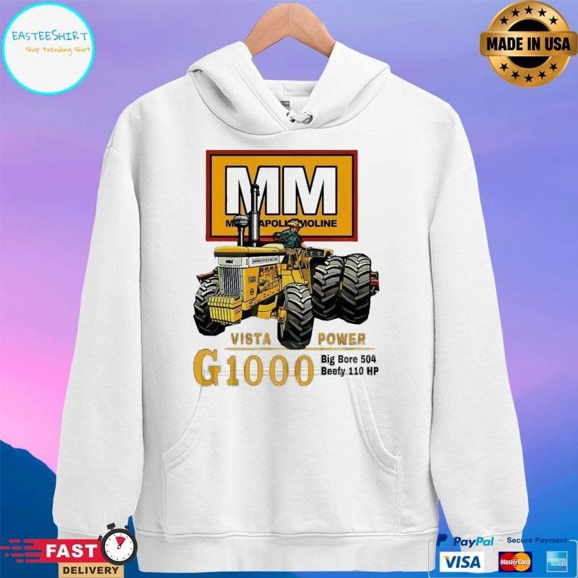 Minneapolis-Moline Vista Power G1000 Big Bore 504 Beefy 110 Hp T-shirts