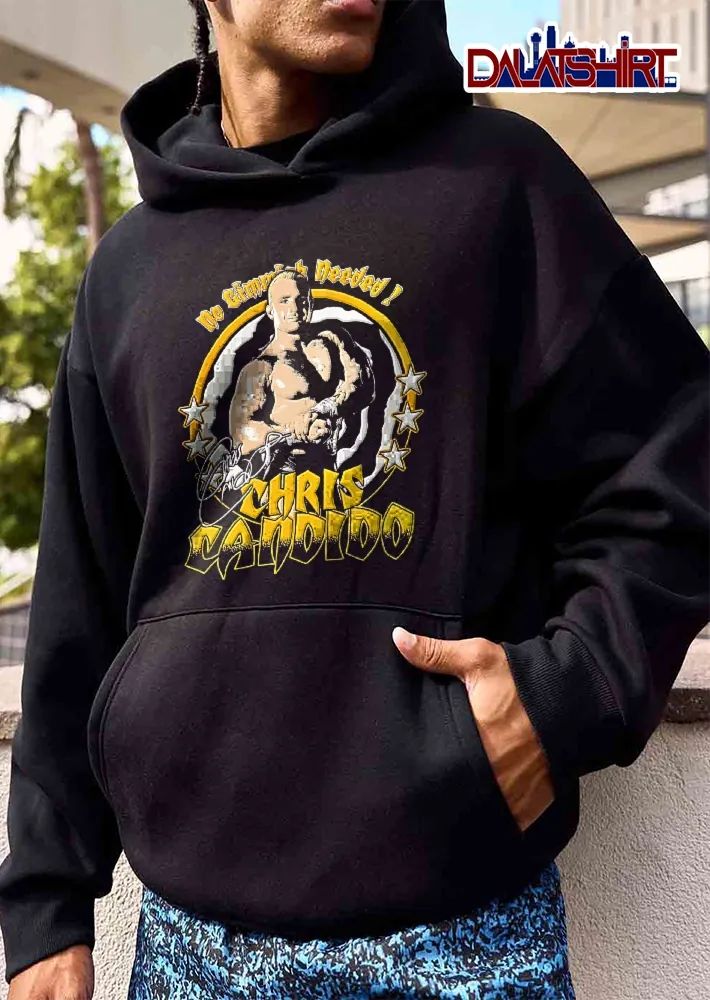No Gimmick Needed Chris Candido Professional Wrestler Yellow Circle Stars Signature shirt