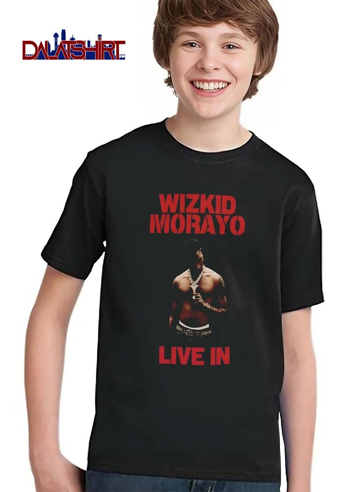Wizkid Morayo Live In Shirtless Musician Pendant Necklace Black Background shirt