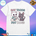 Eat Tacos Pet Dogs Kawaii Crossover T-shirts