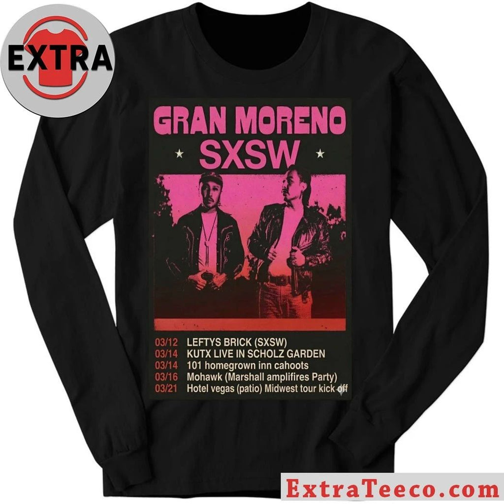 GRAN MORENO March 2026 Tour Poster Shirt