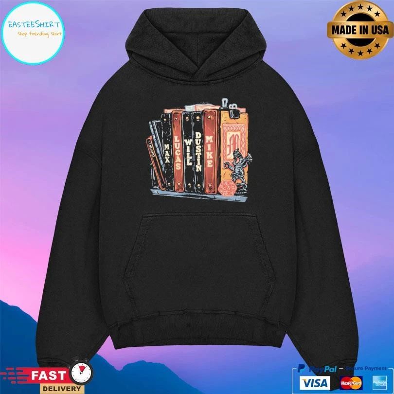Start Of A New Chapter Book Max Lucas Will Dustin Mike T-shirts
