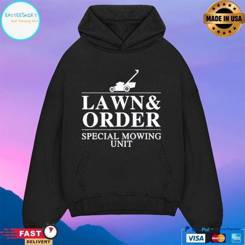 Lawn And Order Special Mowing Unit Funny Dad Joke T-shirts