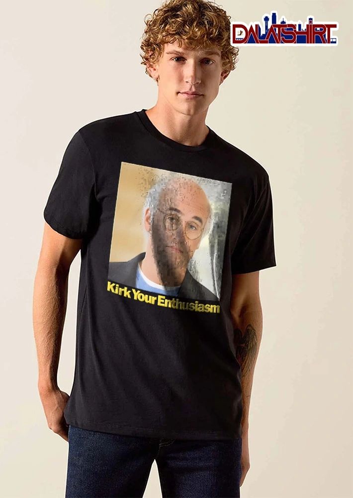 Kirk Your Enthusiasm Larry David portrait comedy parody shirt