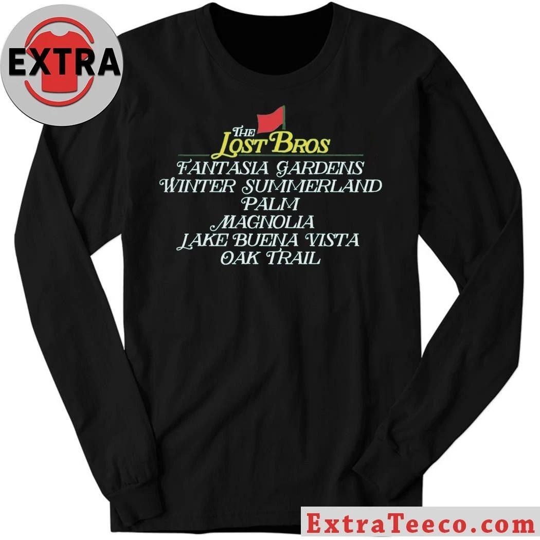 The Lost Bros Masters Golf Fantasia Gardens Winter Summerland Palm Magnolia Lake Buena Vista Oak Trail Shirt
