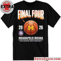 Michigan Wolverines 2026 NCAA Men’s Basketball Tournament March Madness Final Four Graphic T-Shirt