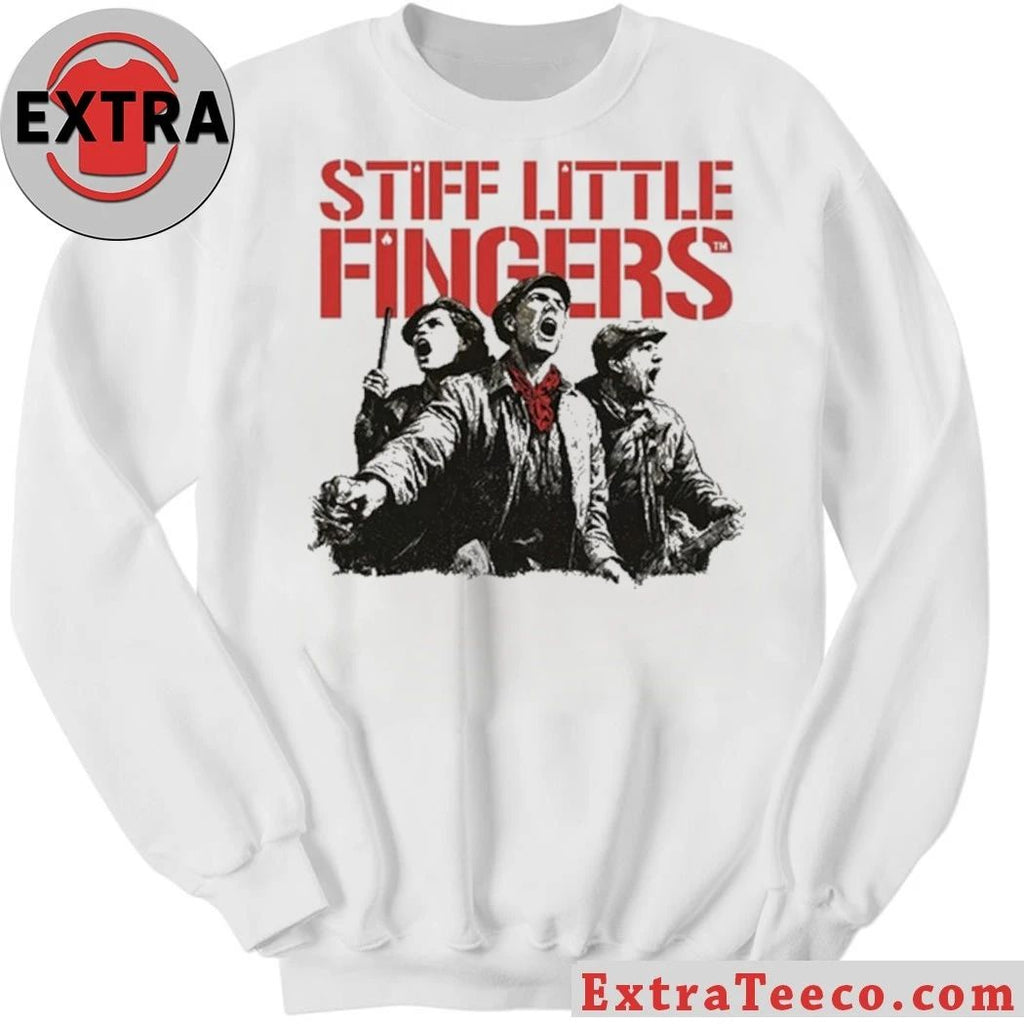 Stiff Little Fingers Raise Your Voice Ecru Tour T-Shirt