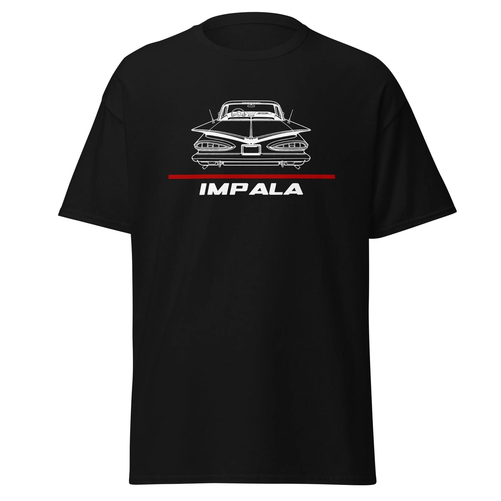 Premium T-Shirt For Chevrolet Impala 1959 Classic Car Enthusiast Birthday Gift