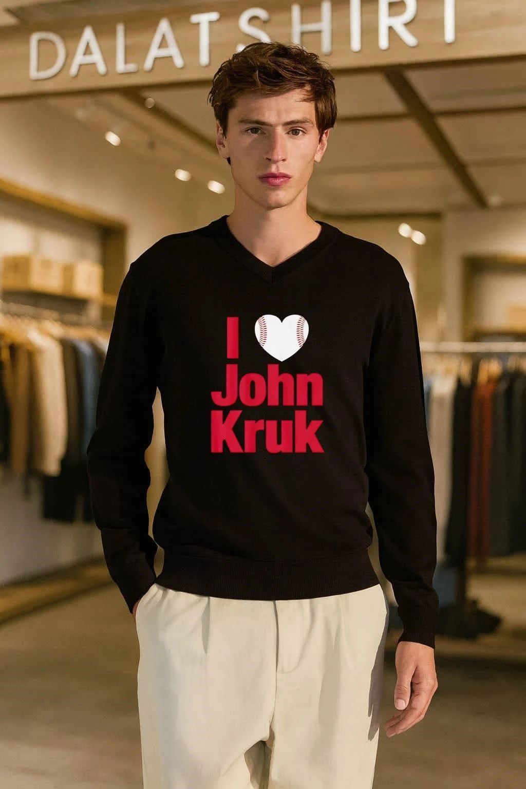 Awesome Baseball Fan Apparel I Love John Kruk Shirt