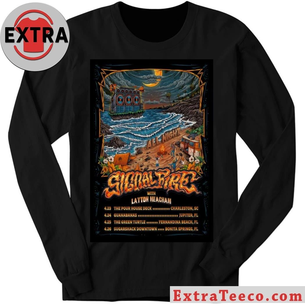 Signal Fire Tour South America Spring 2026 Poster Shirt