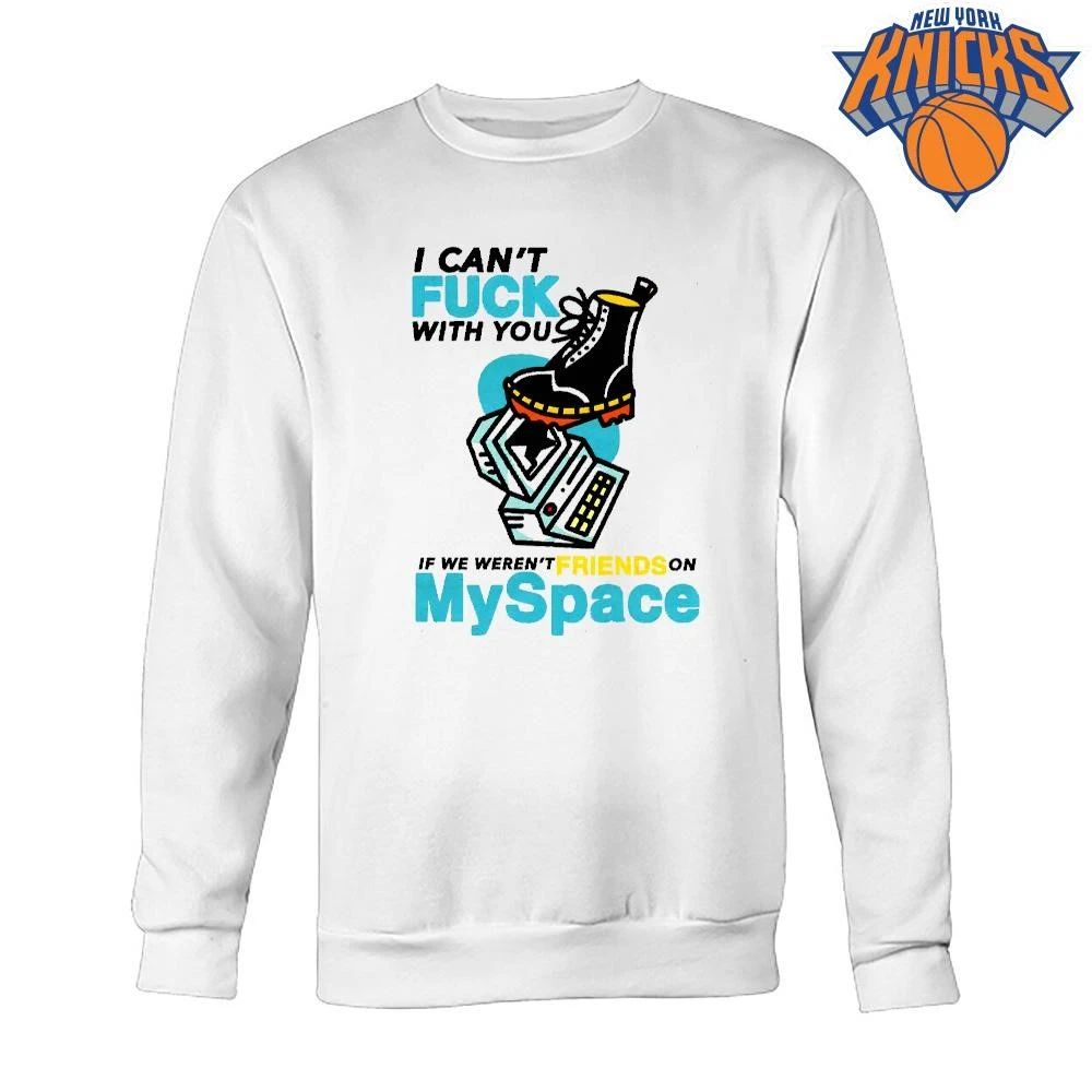 I Can’t Fuck With You If We Weren’t Friends On MySpace Punk Boot Computer T-Shirt