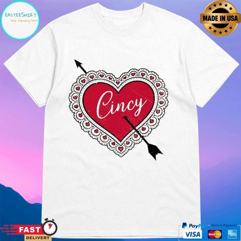 Cincy Valentine Arrow T-shirts