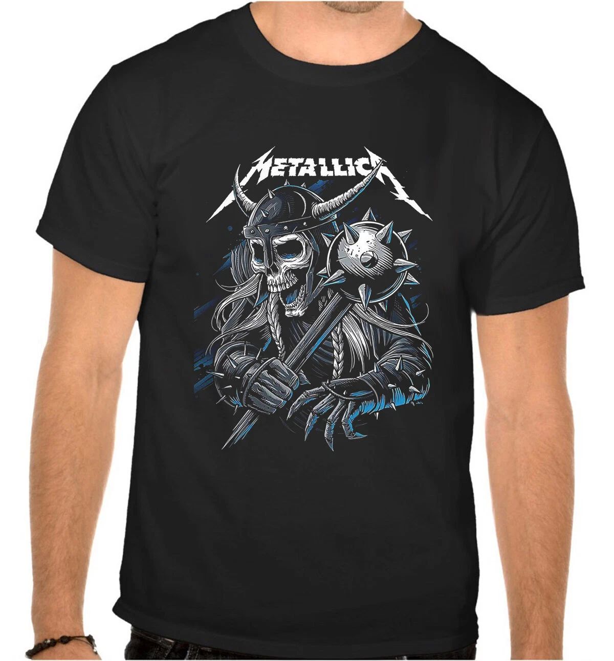 Metallica Rock Music Logo BLACK T-Shirt - 1052