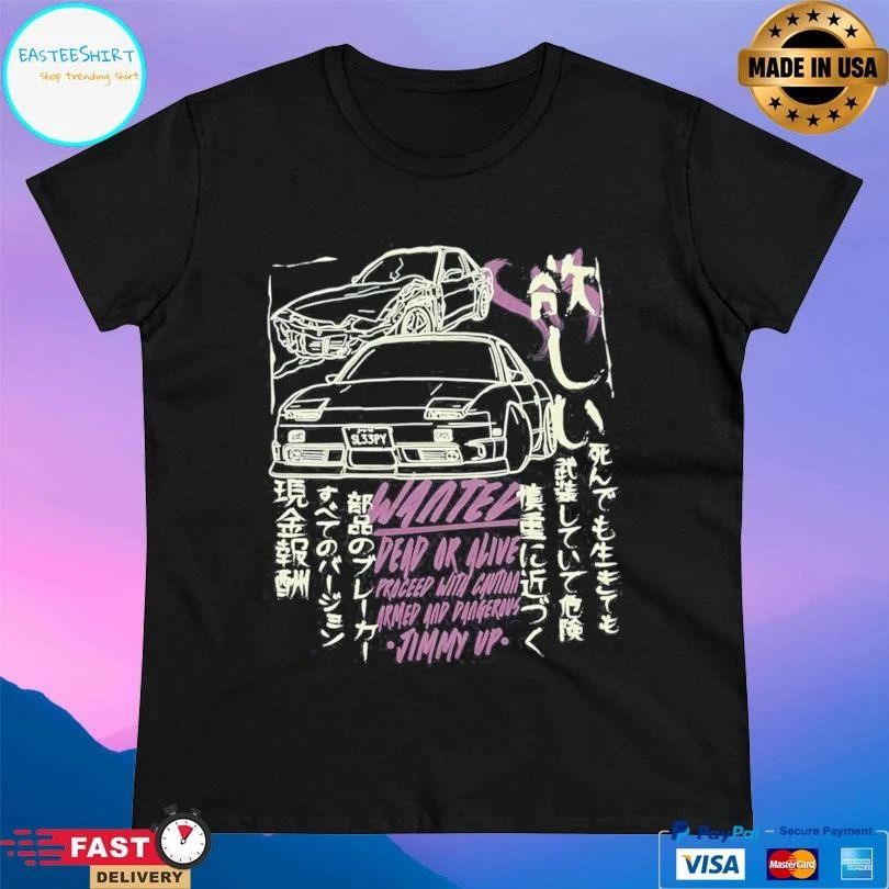 Wanted Dead Or Alive Proceed With Caution Armed And Dangerous Jimmy Up T-shirts