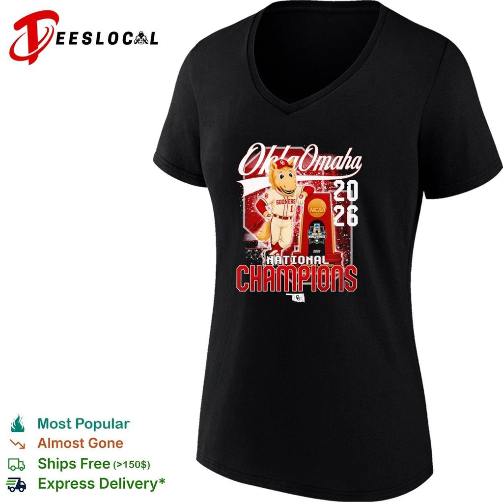 OklaOmaha 2026 National Champions Sooners T-shirt