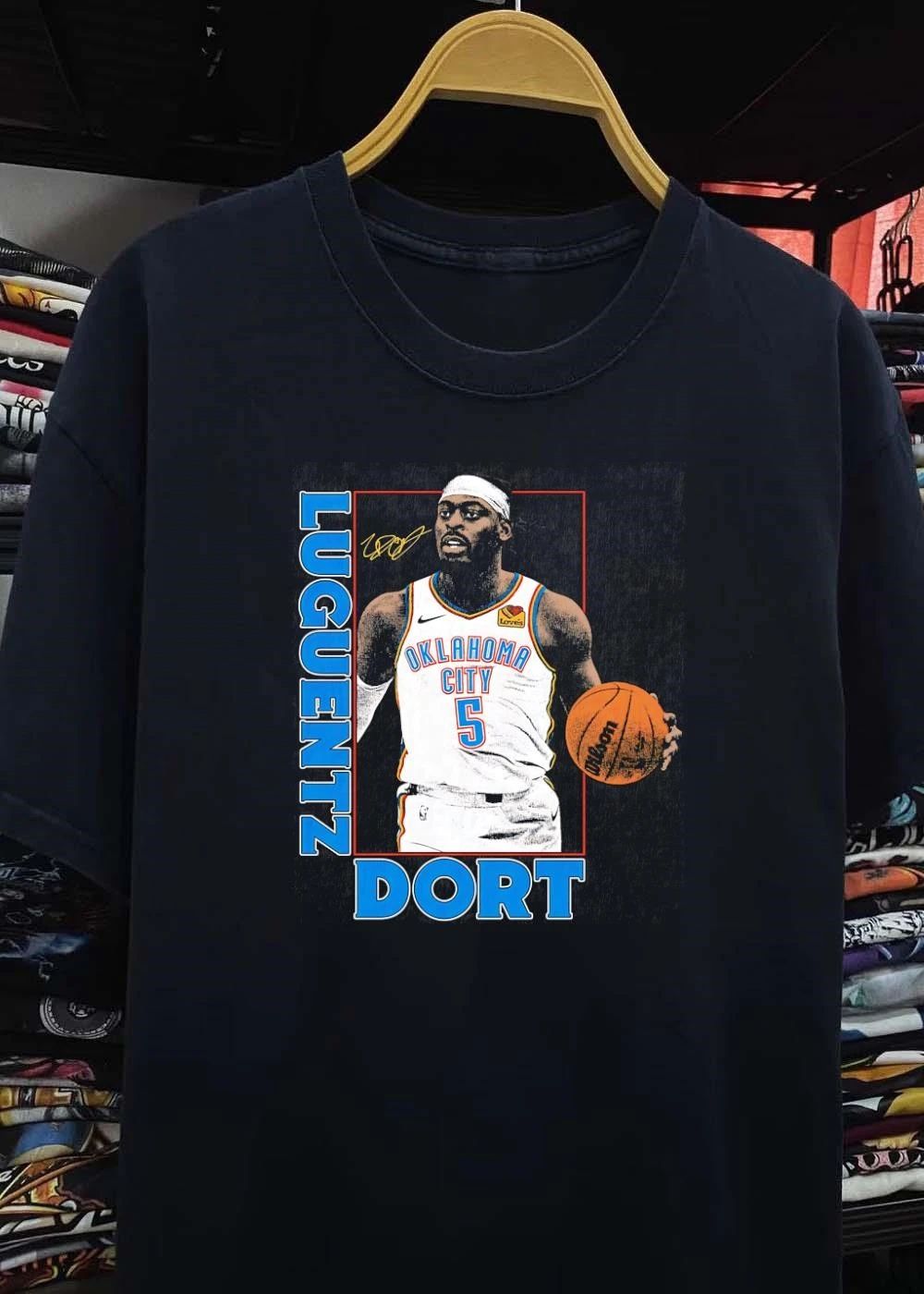 Luguentz Dort Autograph Oklahoma City Thunder Shirt