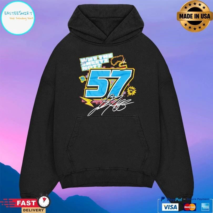 Why The Sheetz Not 57 Landon Huffman Signature T-shirts