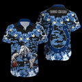 Personalized Indianapolis Colts Tropical Endzone Hawaiian Shirt