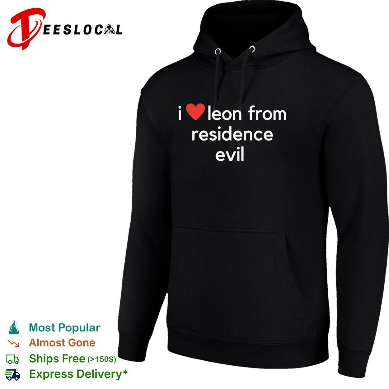 I Love Leon from Residence Evil Video Game T-shirt